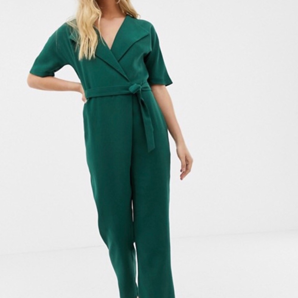 Green Jumpsuit w/belt